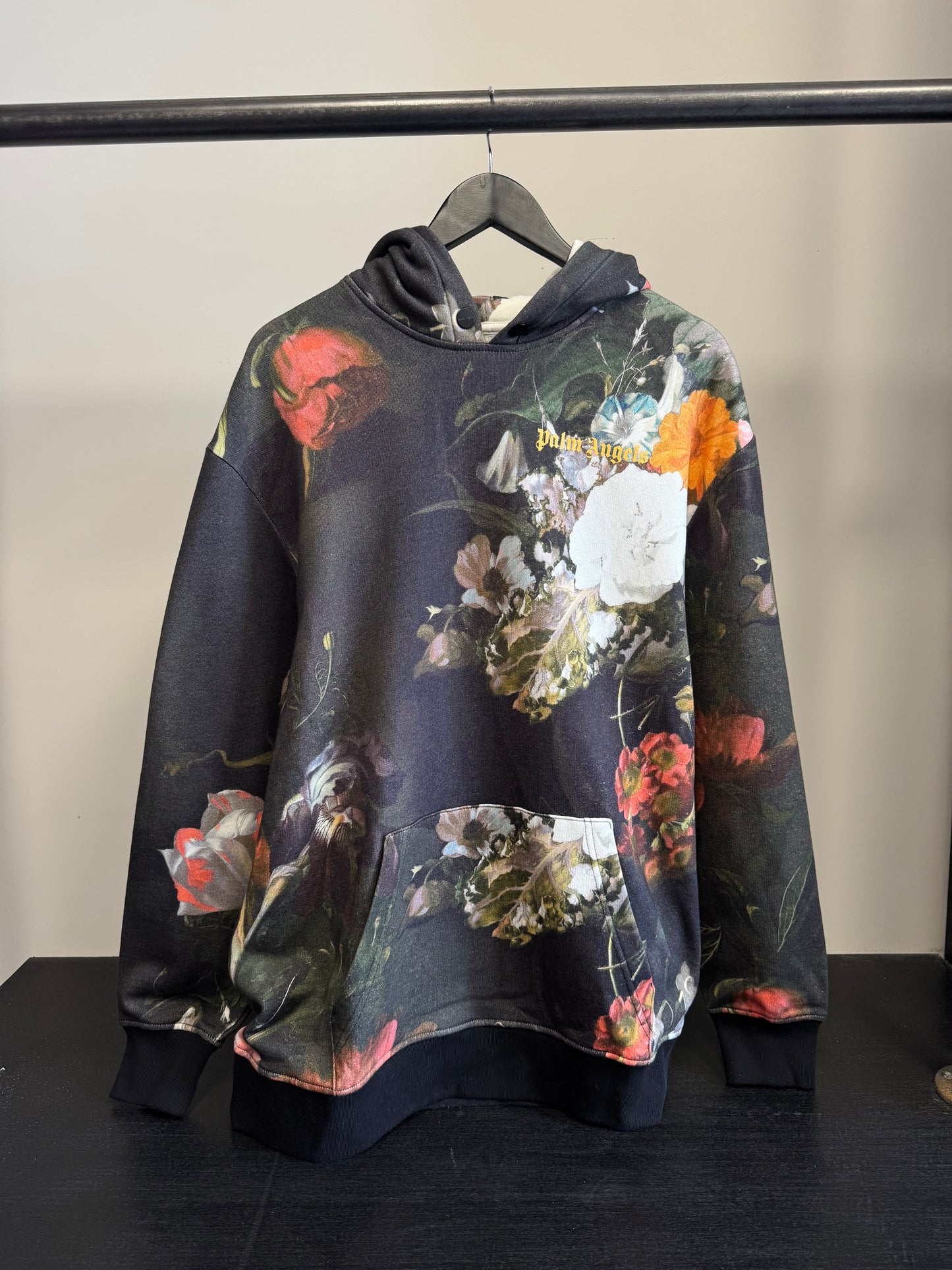 Palm Angels gothic Hoodie popover