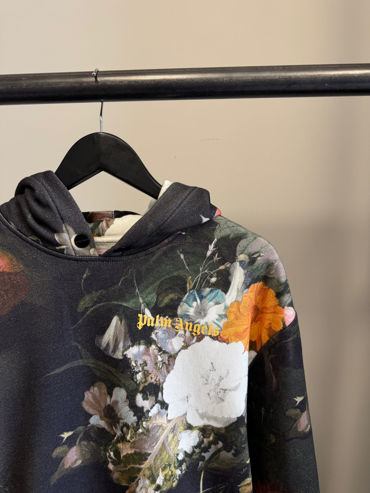 Palm Angels gothic Hoodie popover