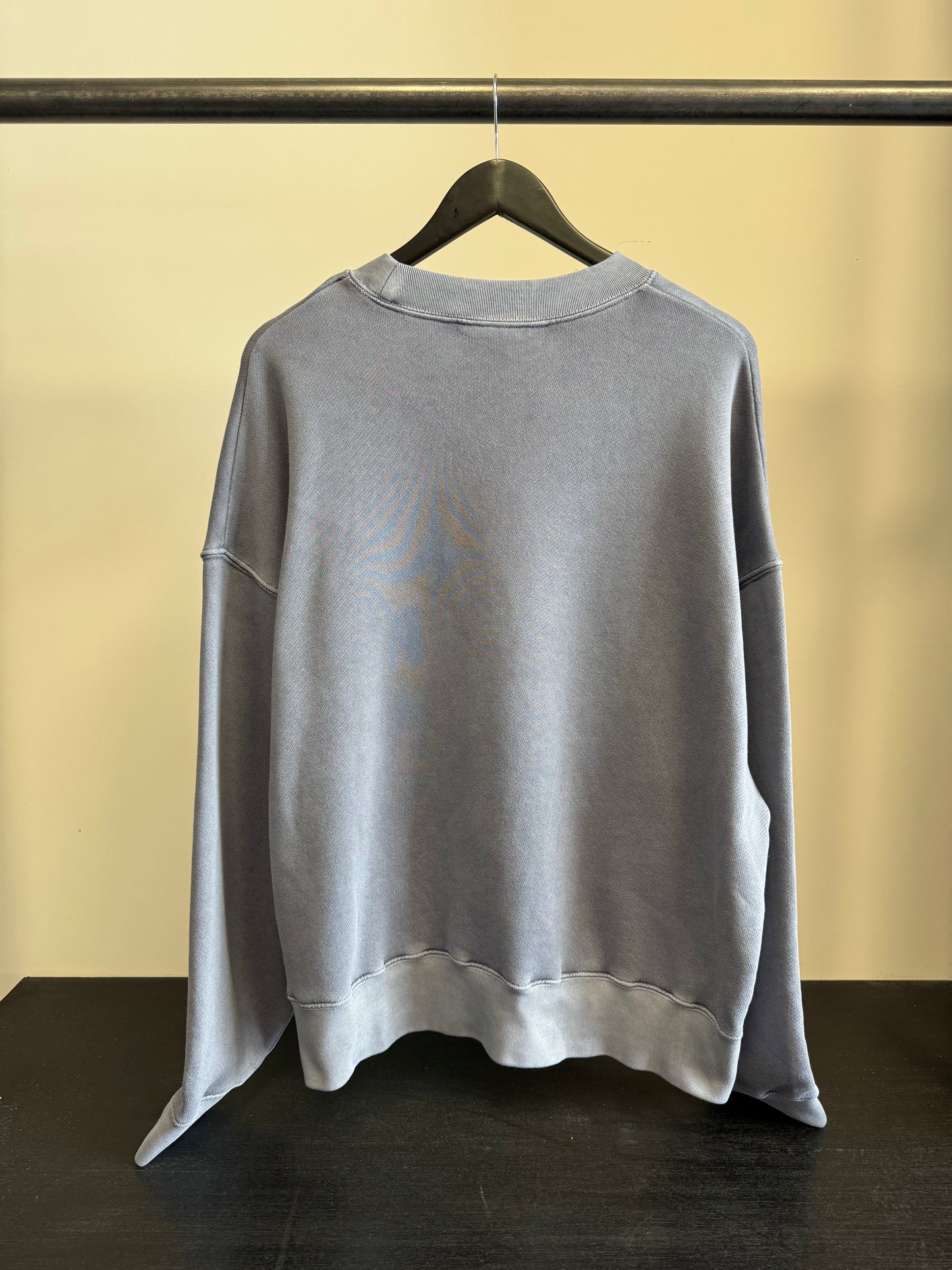 Vintage Wash Curved Crew Sweatshirt