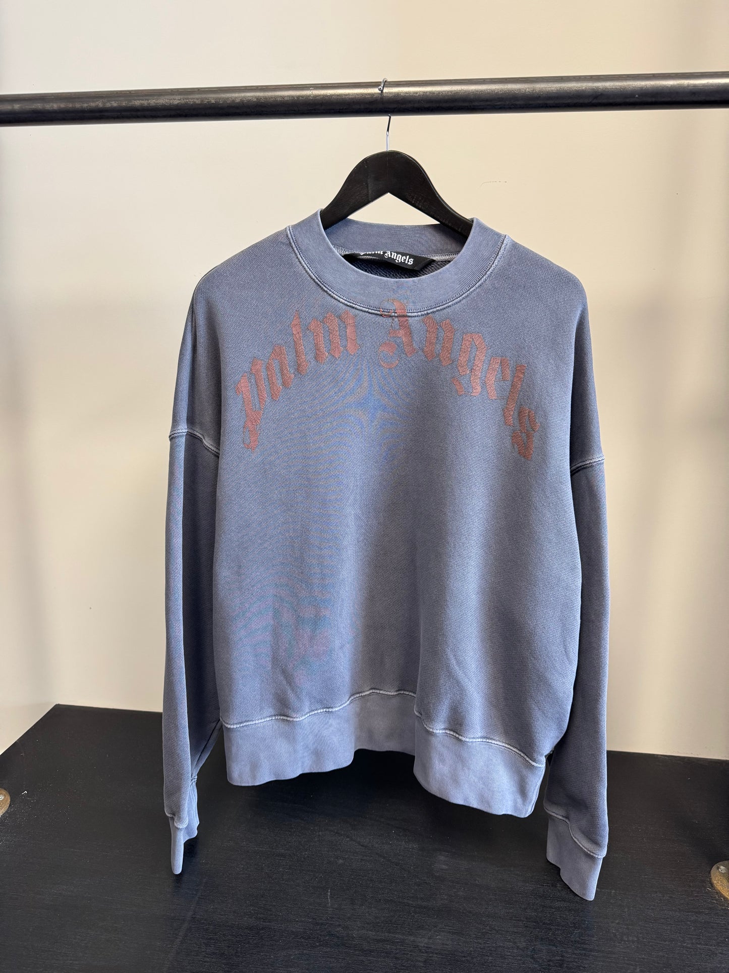 Vintage Wash Curved Crew Sweat