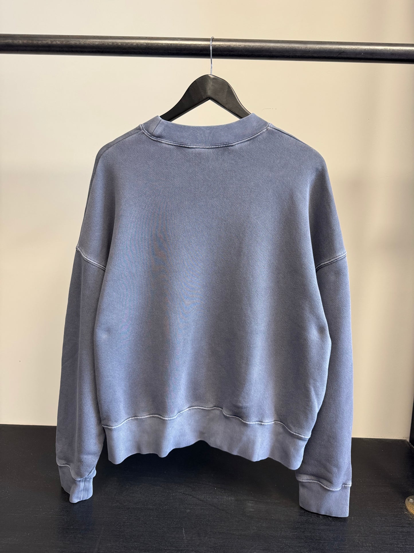 Vintage Wash Curved Crew Sweat