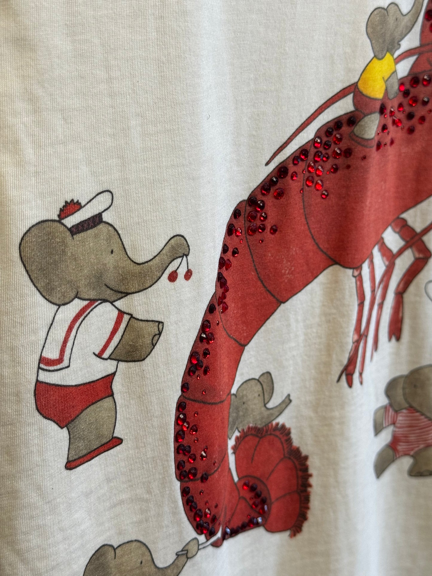 Lanvin Paris X BABAR book of colours crystal T-shirt