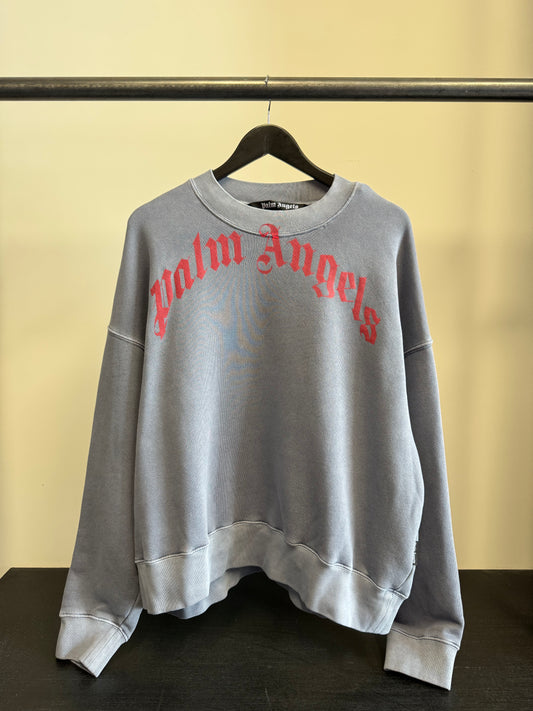 Vintage Wash Curved Crew Sweatshirt