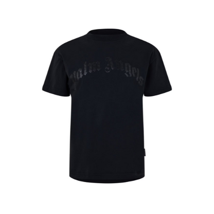 Palm Angels rhinestone script T shirt